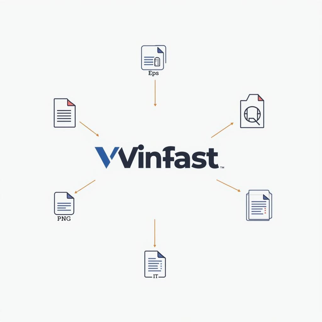 Các định dạng file logo VinFast vector, PNG, PSD đa dạng, tối ưu cho thiết kế chuyên nghiệp